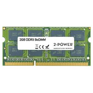 2-Power 2GB PC3-8500S 1066MHz DDR3 CL7 SoDIMM 2Rx8 (DOŽIVOTNÍ ZÁRUKA)