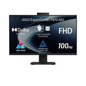 ASUS ExpertCenter P470 AiO - Core 7 240H/32GB/1TB SSD/27"/FHD/3y Onsite/Win 11 Pro/černá