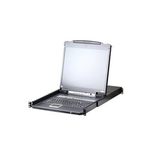 ATEN CL5708IN 8-Port PS/2-USB VGA 19" LCD KVM over IP Switch with Daisy-Chain Port and USB Peripheral Support