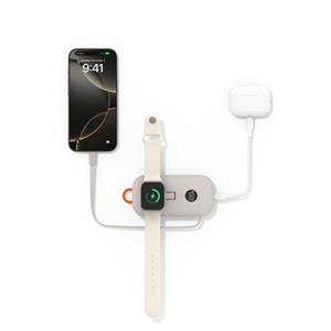 Belkin BOOST CHARGE™ PRO Bezdrátové nabíjení pro Apple Watch + USB-C PowerBanka, 10000mAh, písečná