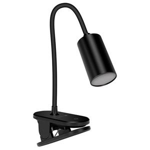 CONNECT IT CLIP 2 stolní Led lampička s klipem, baterie,USB-C, ČERNÁ