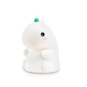 CONNECT IT DINOSAURUS dětské noční světlo, dotykové, 3 úrovně osvětlení, baterie 1200 mAh, bílá