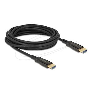 Delock Aktivní optický kabel HDMI 8K 60 Hz 5 m, černý