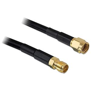 Delock Antenna Cable RP-SMA Plug > RP-SMA Jack CFD200 15 m low loss