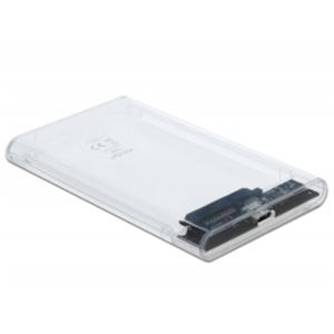 Delock Externí pouzdro pro HDD / SSD SATA 2.5" s rozhraním SuperSpeed USB 10 Gbps (USB 3.1 Gen 2)