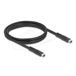 Delock Mini DisplayPort kabel 16K 60 Hz 80 Gbps 1,5 m, černý