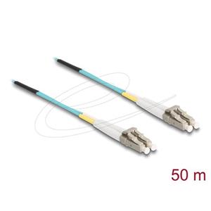 Delock Optický kabel LC Duplex na LC Duplex, multimód, OM3, 50 m