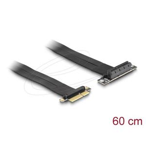 Delock Riser karta PCI Express, ze zástrčky x4 na slot x4 90° pravoúhlý, s kabelem, délka 60 cm