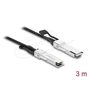 Delock Twinax kabel QSFP28 samec na QSFP28 samec 100 Gbps 3 m