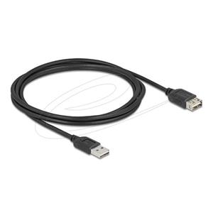 Delock USB 2.0 prodlužovací kabel EASY USB Type-A samec na EASY USB Type-A samice 2 m, černý