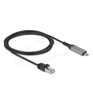 Delock USB LAN kabel z rozhraní USB Type-C na RJ45 Gigabit Ethernet, 3 m