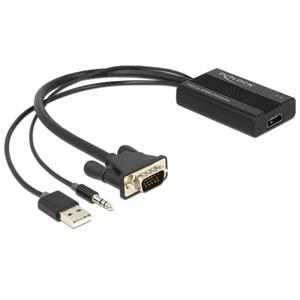 Delock VGA to HDMI Adapter with Audio