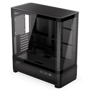 Endorfy Aquarius 8000 Flex, Skříň, E-ATX, 2× USB 3.0, 1× USB-C, panoramatická, zaoblené sklo, černá