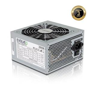 EVOLVEO Pulse 350ATX, zdroj 350W, ATX 2.2, 1× PCIe, pas. PFC, tichý 120mm ventilátor, 3x SATA, bulk, záruka 3r, stříbrný