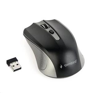Gembird Myš MUSW-4B-04-GB, šedo-černá, bezdrátová, USB nano receiver