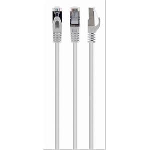 GEMBIRD Patch kabel S/FTP Cat. 6A LSZH, bílý, 3 m