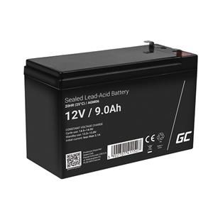 Green Cell AGM VRLA 12V 9Ah maintenance-free battery for UPS units
