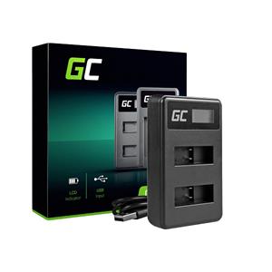 Green Cell Nabíječka baterií AHBBP-501 pro GoPro AHDBT-501, Hero 5 Hero 6 Hero 7 HD Černá Bílá Stříbrná Edition (4.35V 2.5W 0.6A)