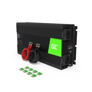 Green Cell Power Inverter 12V to 230V 1500W/3000W Pure sine wave