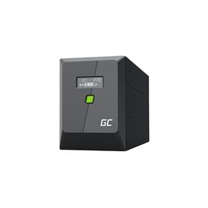 Green Cell Záložní zdroj UPS 1500VA 900W PowerProof s LCD displejem