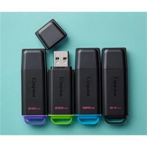 KINGSTON 128GB Portable USB 3.2 Gen 1 DataTraveler Exodia Black/Blue GEN2