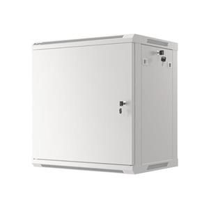 LANBERG Nástěnná jednodílná skříň 19", 12U/600x450 FOR SELF-ASSEMBLY plechové dveře šedá (RAL7035) (v rozloženém stavu