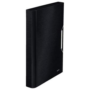LEITZ Aktovka na dokumenty s přihrádkami STYLE, saténově černá