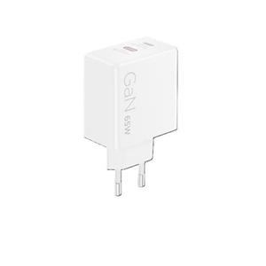 Lenovo Dual USB-C 65W GaN Charger - duální nabíječka 2x USB-C, 45W + 18W, bílá