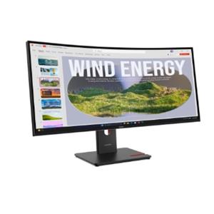 Lenovo LCD T34wd-40 + MC60 34" zakřivená/3440x1440/6ms/300cd/m2/3000:1/Repro/HDMI/DP/3xUSB-A/3xUSB-C/RJ45