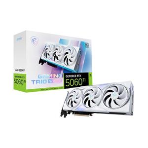MSI GeForce RTX 5060 Ti TRIO WHITE/Gaming/OC/16GB/GDDR7