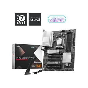 MSI PRO B840-P WIFI, AM5, AMD B840, 4x DDR5, ATX
