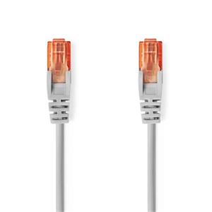 Nedis CCGL85230GY10 - Síťový kabel CAT6 U/UTP | RJ45 Zástrčka - RJ45 Zástrčka | 1.00 m | Kulatý | PVC | Šedá