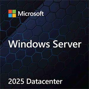 OEM Windows Server Datacenter 2025 64bit Eng 1pk DVD 16 Core