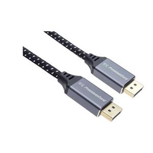 PremiumCord DisplayPort 1.4 přípojný kabel pro rozlišení 8K, kovové a zlacené konektory, 5m