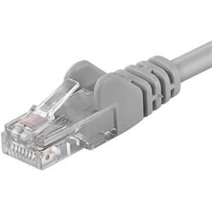 PremiumCord F/UTP 5m CAT.6 patch kabel awg26 šedá