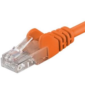 Premiumcord Patch kabel CAT6a S-FTP, RJ45-RJ45, AWG 26/7 3m oranžová