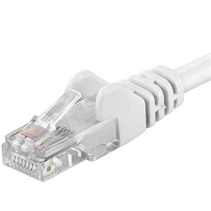 PremiumCord Patch kabel UTP RJ45-RJ45 CAT6 0.25m bílá