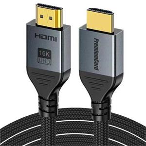 PremiumCord Ultra HD HDMI 2.2 kabel 16K@60Hz, 8K@240Hz, 4K@480Hz zlacené 2m