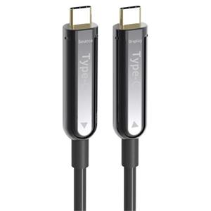PremiumCord USB-C optický fiber video AOC kabel rozlišení 4K@60Hz 1080p délka:30m