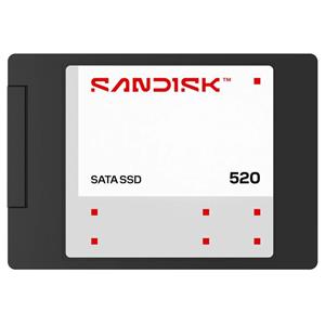 SANDISK 520 SATA III, 2TB, SSD disk 2,5", TLC 3D NAND, R:560MB/s, W:520MB/s