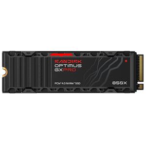 SANDISK OPTIMUS GX PRO 850X NVMe 1TB PCIe, Gen4, (R:7300, W:6300MB/s) s chladičem