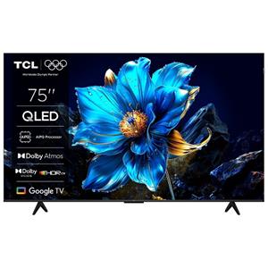 TCL 75P7K SMART TV 75" QLED/4K UHD/Direct LED/3xHDMI/2xUSB/LAN/GoogleTV