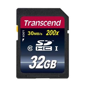 Transcend 32GB SDHC (Class 10) UHS-I 200x (Premium) paměťová karta