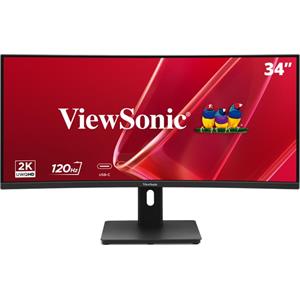 Viewsonic VA3420C-2 34" zakřivený VA/3440x1440@120Hz/3,5ms/300cd/HDMI/DP/USB/USB-C/Repro/Pivot/HAS/VESA