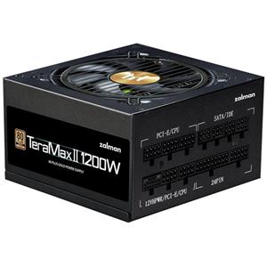 ZALMAN TeraMax II 1200W černý Zdroj, ATX, 1200W, aktivní PFC, 120mm ventilátor, 80PLUS Gold